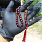 15 gr Tasbih Mesbah Rosary 33+2 Beads 8 mm Indonesian Red Amber for Healing 26RF19