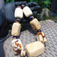 314 gr 15 beads Big Necklace Indonesian white Amber for Healing AWKK2