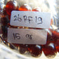 15 gr Tasbih Mesbah Rosary 33+2 Beads 8 mm Indonesian Red Amber for Healing 26RF19