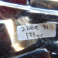 123 gr 7 Square Beads Bangle Indonesian Amber for Healing 26BE31