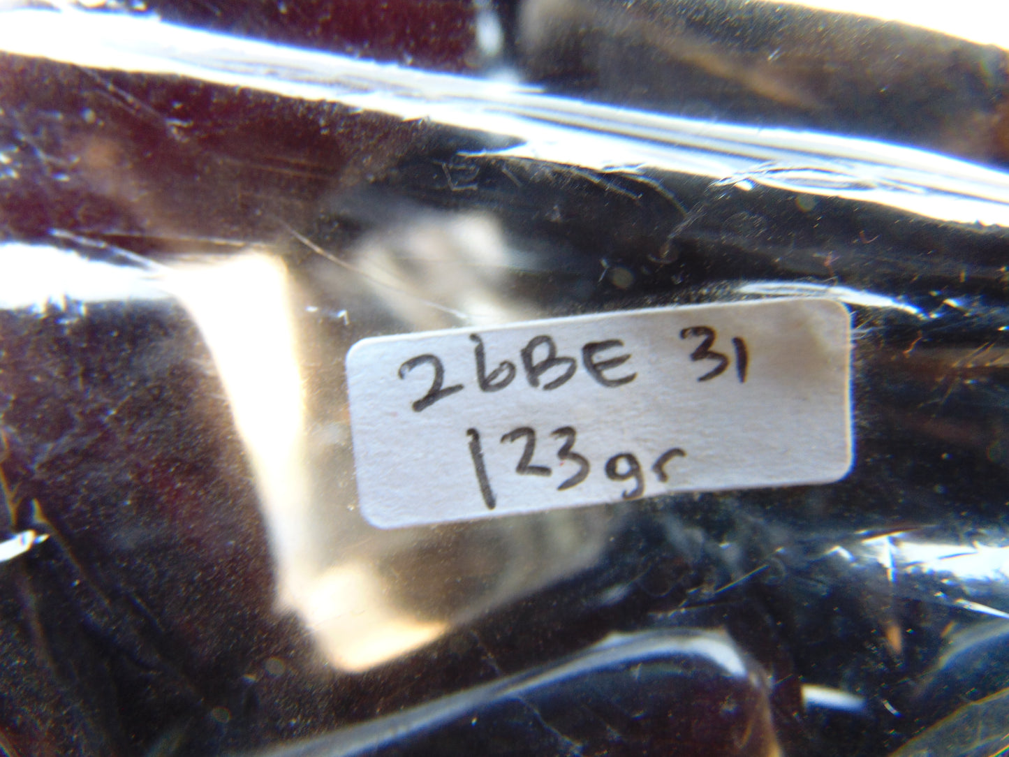 123 gr 7 Square Beads Bangle Indonesian Amber for Healing 26BE31