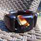 122 gr 7 Square Beads Bangle Indonesian Amber for Healing 26BE44