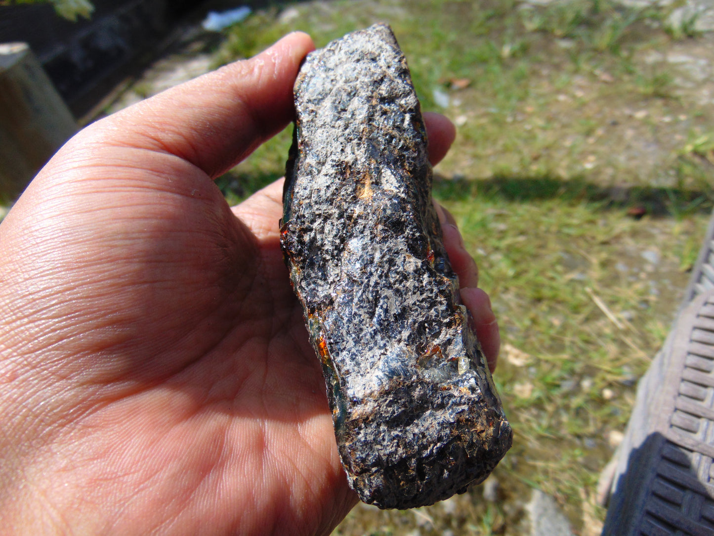 116 gram Rough Raw Indonesian Blue Amber for Healing 25RBAR5