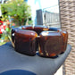 122 gr 7 Square Beads Bangle Indonesian Amber for Healing 26BE44