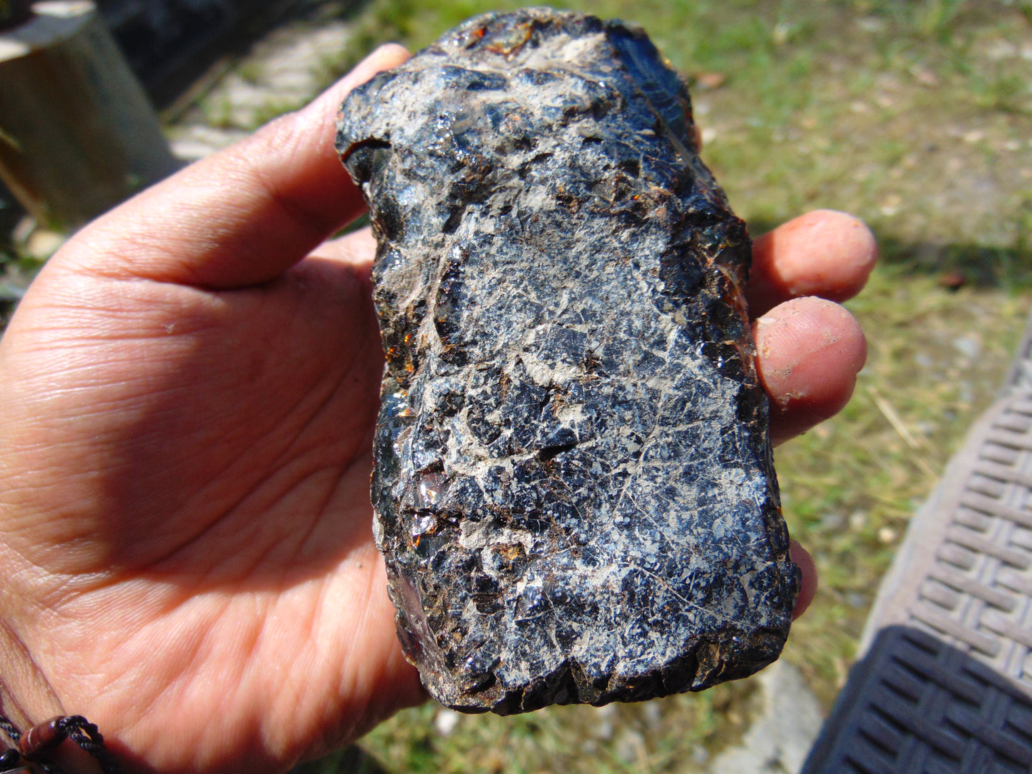 116 gram Rough Raw Indonesian Blue Amber for Healing 25RBAR5