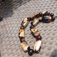 206 gr 19 beads Big Necklace Indonesian white Amber for Healing AWKK8