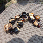 230 gr 23 beads Big Necklace Indonesian red white Amber for Healing AWKK1