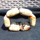 100 gr 7 Square Beads Bangle Indonesian White Amber for Healing 26BE32