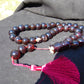 147 gr Tasbih Mesbah Rosary 33+3 Beads 19 mm Indonesian Black Amber for Healing FR30