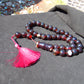 147 gr Tasbih Mesbah Rosary 33+3 Beads 19 mm Indonesian Black Amber for Healing FR30