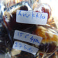156 gr 27 beads Big Necklace Indonesian red white Amber for Healing AWKK10