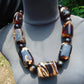 297 gr 25 beads Big Necklace Indonesian Amber for Healing AWKK7