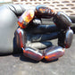 117 gr 7 Square Beads Bangle Indonesian Amber for Healing 26BE49
