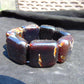 117 gr 7 Square Beads Bangle Indonesian Amber for Healing 26BE49