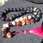 65 gr Tasbih Mesbah Rosary 33+3 Beads 19 mm Indonesian Dark White Amber for Healing
