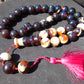 65 gr Tasbih Mesbah Rosary 33+3 Beads 19 mm Indonesian Dark White Amber for Healing