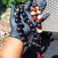 65 gr Tasbih Mesbah Rosary 33+3 Beads 19 mm Indonesian Dark White Amber for Healing
