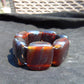89 gr 7 Square Beads Bangle Indonesian Amber for Healing 26BE41