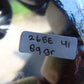 89 gr 7 Square Beads Bangle Indonesian Amber for Healing 26BE41
