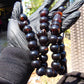 149 gr Tasbih Mesbah Rosary 33+3 Beads 19 mm Indonesian Black Amber for Healing BB1A