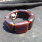 116 gr 7 Square Beads Bangle Indonesian Amber for Healing 26BE45