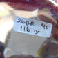 116 gr 7 Square Beads Bangle Indonesian Amber for Healing 26BE45