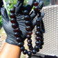 136 gr Tasbih Mesbah Rosary 35 Beads 18 mm Indonesian Black Amber for Healing TB18i2