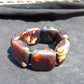 99 gr 7 Square Beads Bangle Indonesian Amber for Healing 26BE30