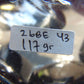 117 gr 7 Square Beads Bangle Indonesian Amber for Healing 26BE43