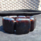 121 gr 7 Square Beads Bangle Indonesian Amber for Healing 26BE33
