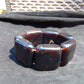 121 gr 7 Square Beads Bangle Indonesian Amber for Healing 26BE33