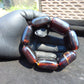 121 gr 7 Square Beads Bangle Indonesian Amber for Healing 26BE33