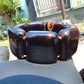 121 gr 7 Square Beads Bangle Indonesian Amber for Healing 26BE33