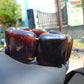 107 gr 7 Square Beads Bangle Indonesian Amber for Healing 26BE38