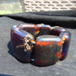 104 gr 7 Square Beads Bangle Indonesian Amber for Healing 26BE39
