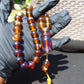 58 gr Tasbih Mesbah Rosary 33+2 Beads 15 mm Indonesian Blue Amber for Healing TB14i30