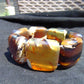 105 gr 7 Square Beads Bangle Indonesian Amber for Healing 26BE34