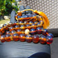 58 gr Tasbih Mesbah Rosary 33+2 Beads 15 mm Indonesian Blue Amber for Healing TB14i30