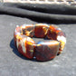 92 gr 7 Square Beads Bangle Indonesian Amber for Healing 26BE40