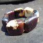 111 gr 7 Square Beads Bangle Indonesian Amber for Healing 26BE37