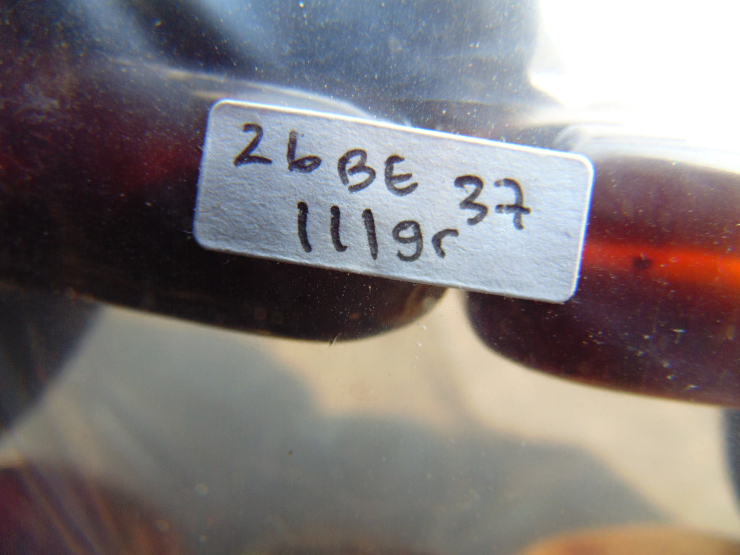111 gr 7 Square Beads Bangle Indonesian Amber for Healing 26BE37