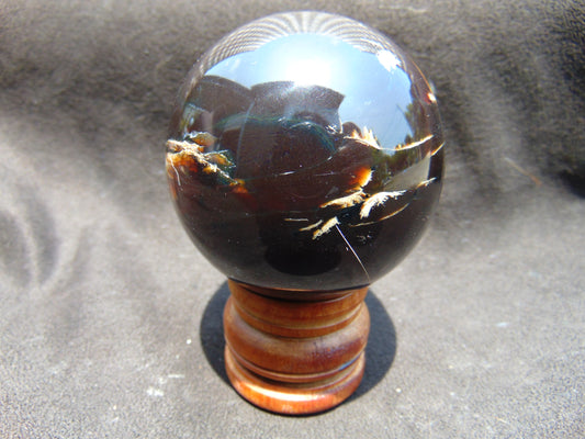 135 gr Shaped Ball Sphere 61 mm Indonesian Amber for Healing BL03