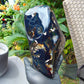 1102 gram full polished 21x8x8 cm Indonesian Blue Amber for Healing AR115