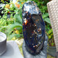 1102 gram full polished 21x8x8 cm Indonesian Blue Amber for Healing AR115