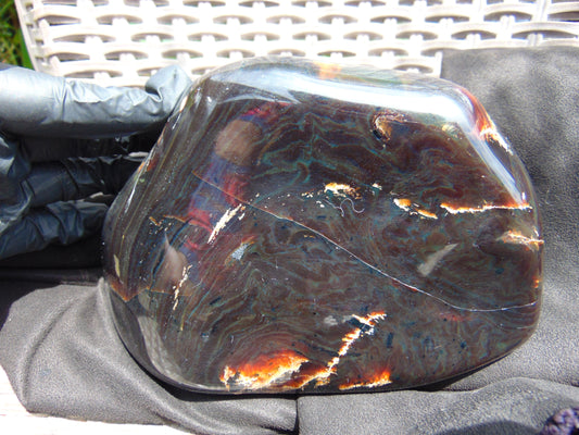 1333 gram Big Full Polished Indonesian Dark Amber for Healing ML63