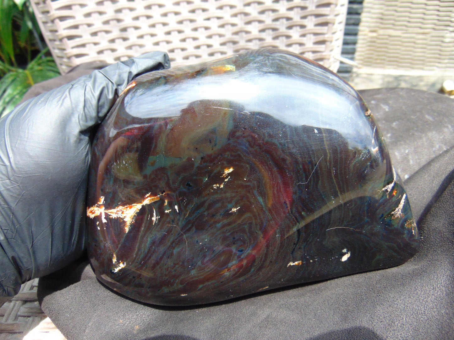 1333 gram Big Full Polished Indonesian Dark Amber for Healing ML63