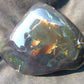 648 gram Full Polished 164x108x77 mm Indonesia Dark Blue Amber for Healing AJ1009