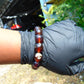 22 Gram 13 Small Beads Bracelet Indonesian Red Amber for Healing F14