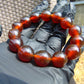 23 Gram 13 Small Beads Bracelet Indonesian Red Amber for Healing F13