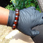 23 Gram 13 Small Beads Bracelet Indonesian Red Amber for Healing F13